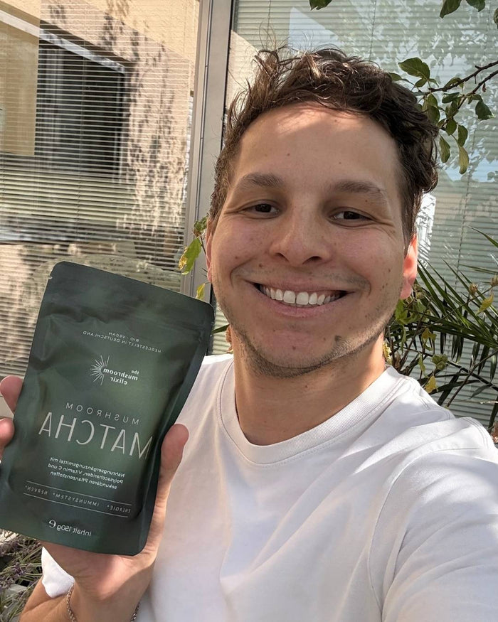 Kundenfoto mit Mushroom Matcha